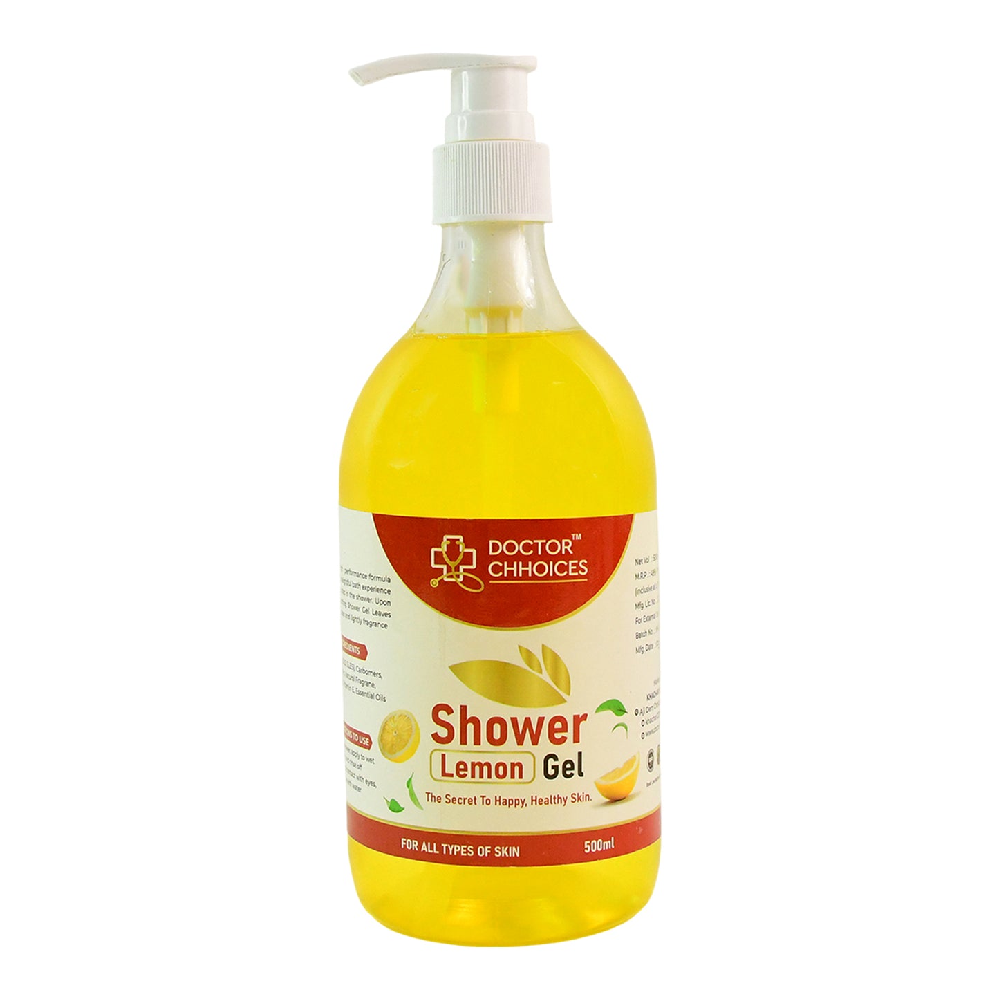Doctor Chhoices Choices Lemon Shower Gel 500ml (1 Pc)