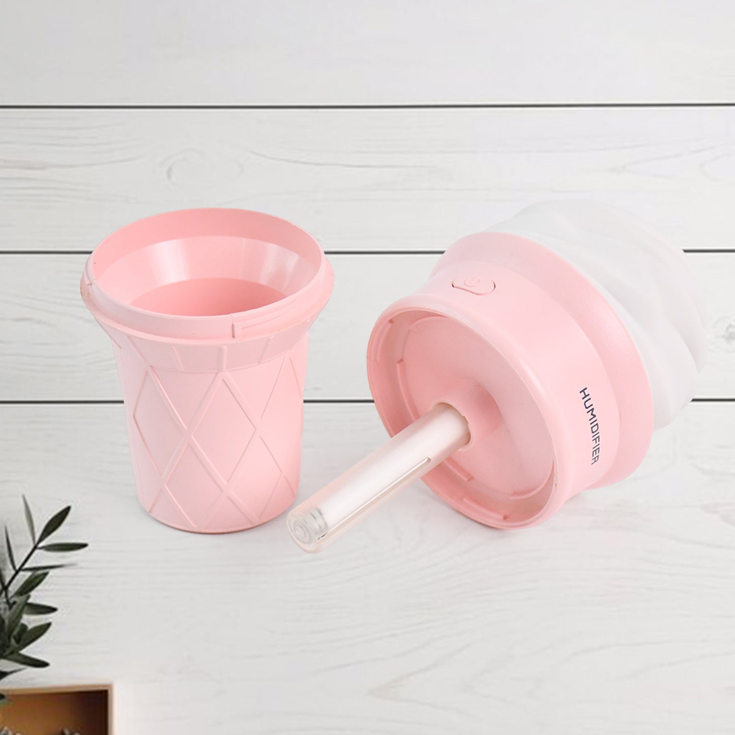 Ice Cream Cone Shape Air Freshener Humidifier (1pc Pink)