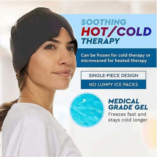 Headache Relief Hat Migraine Cap (1 Pc Grey Color)