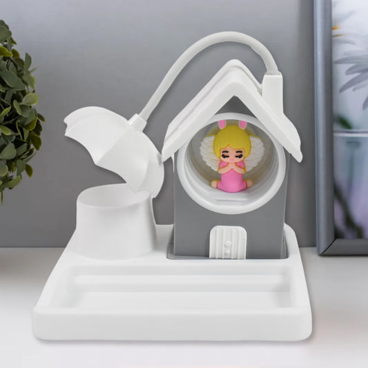 Cute Lovely Cartoon Home Design With Plastic Base Led Desk Light Multi Color Changes (1 Pc)