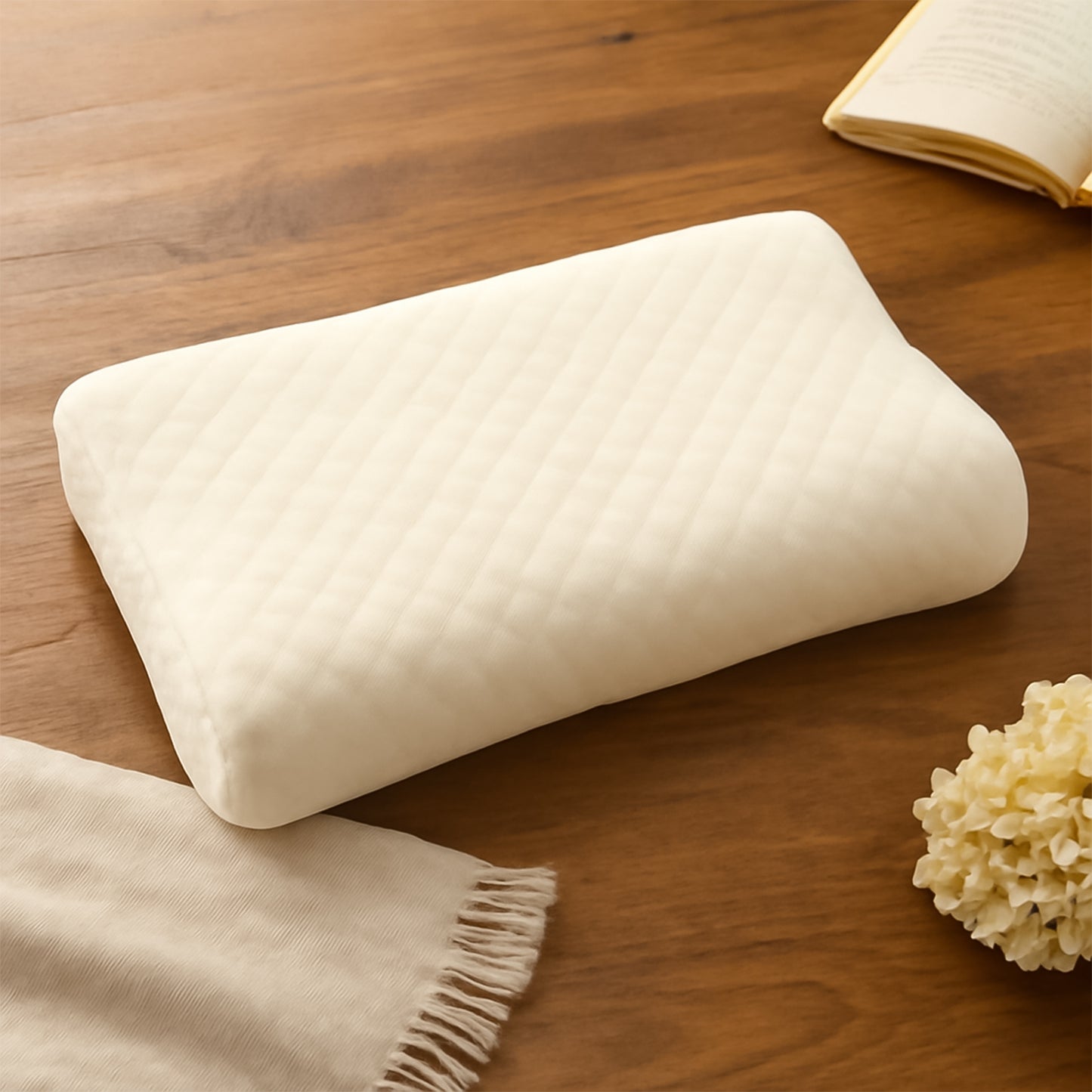 Premium Orthopedic Memory Foam Cervical Pillow (48x27cm 1 Pc)