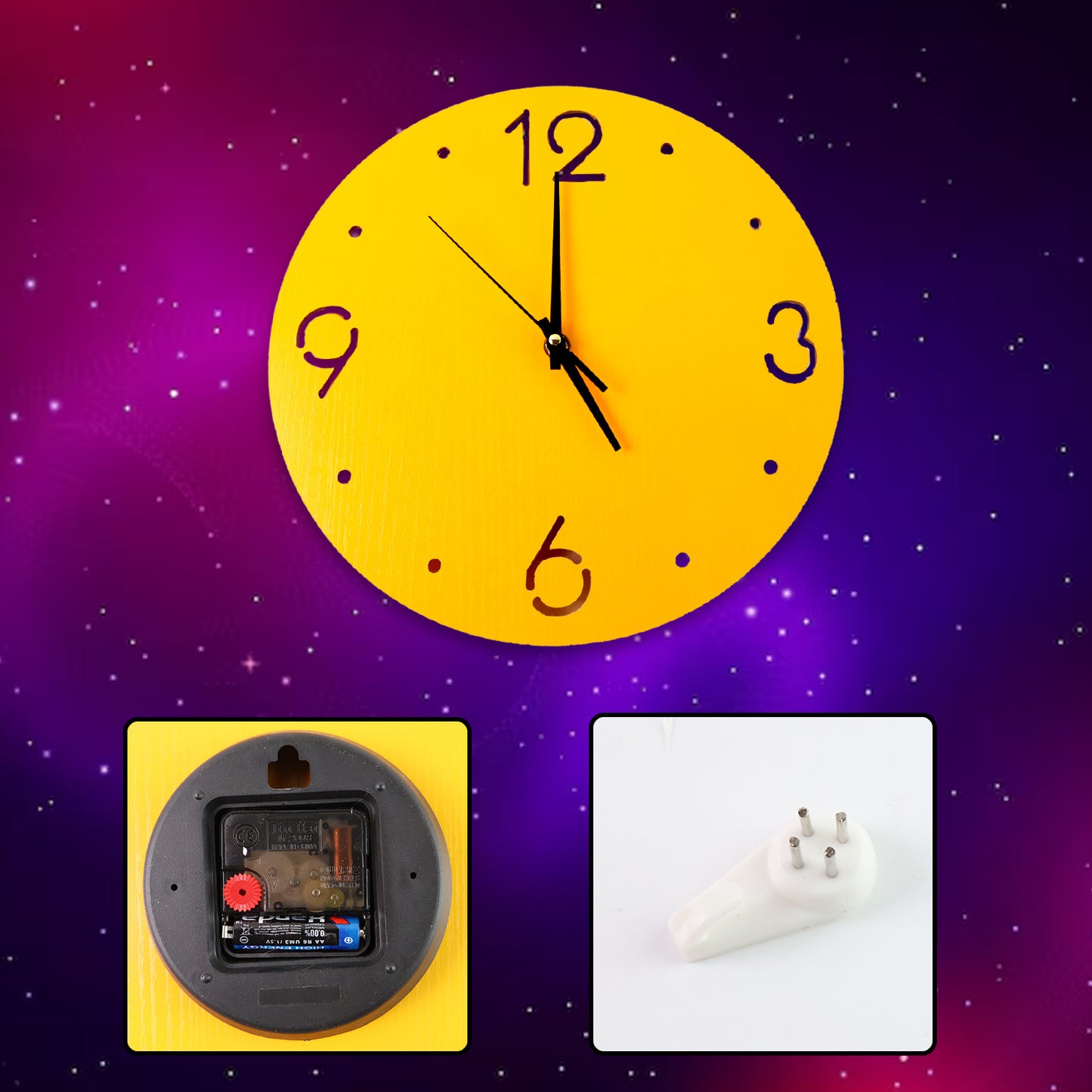 Modern Minimalist Wall Clock For Home Office Dcor (1 Pc)
