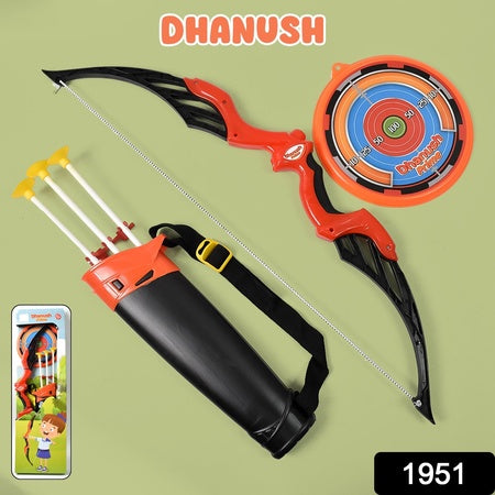 Arrow Big Archery Toy (1 Dhanush 3 Arrow 1 Target 1 Arrow Holder 1 Set)