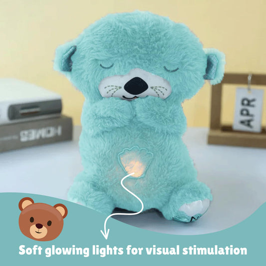 Soft Plush Musical Teddy Bear Toy With Led Light (1 Pc)
