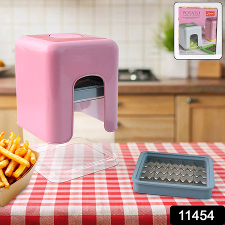 Apex Heavy Duty Potato Chipser Vegetable Chopper With Dual Blade Set