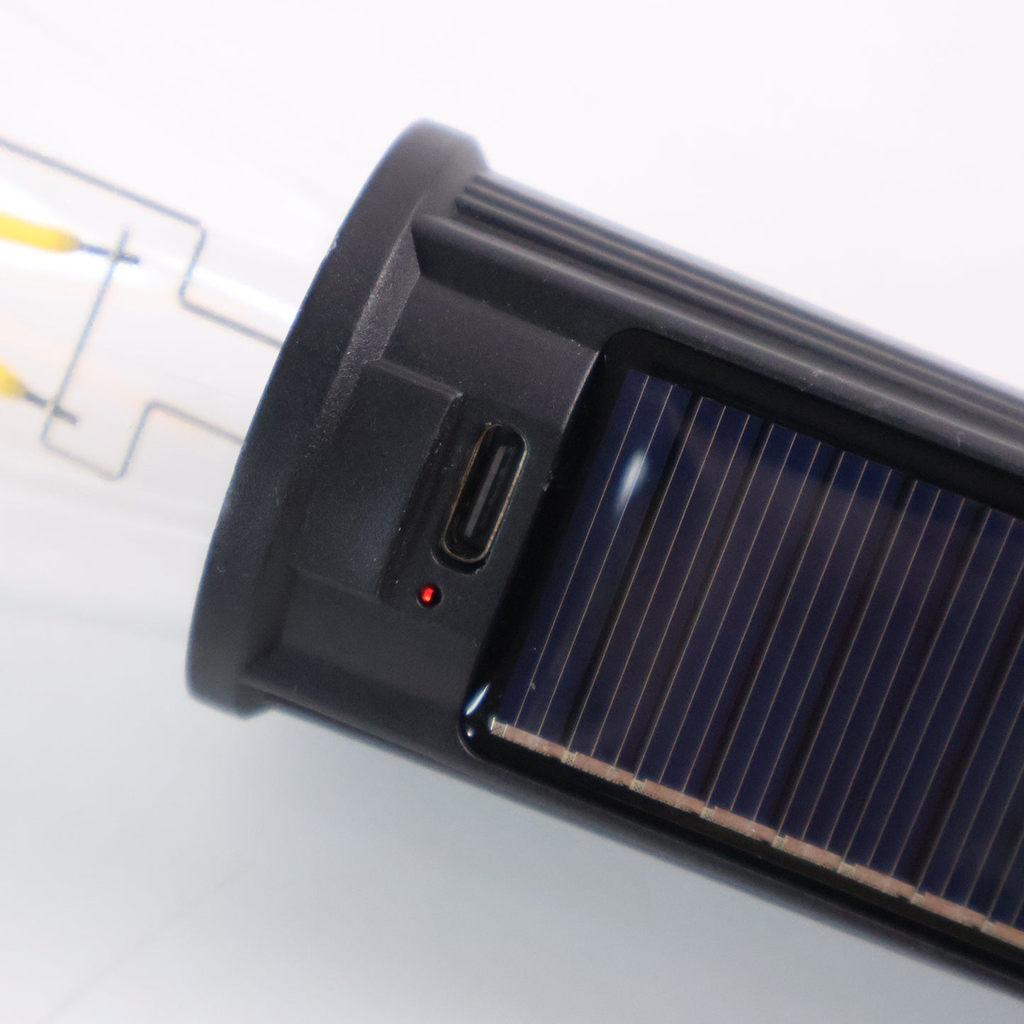 Solar Usb Rechargeable Led Hanging Camping Bulb Lantern Light (1 Pc)