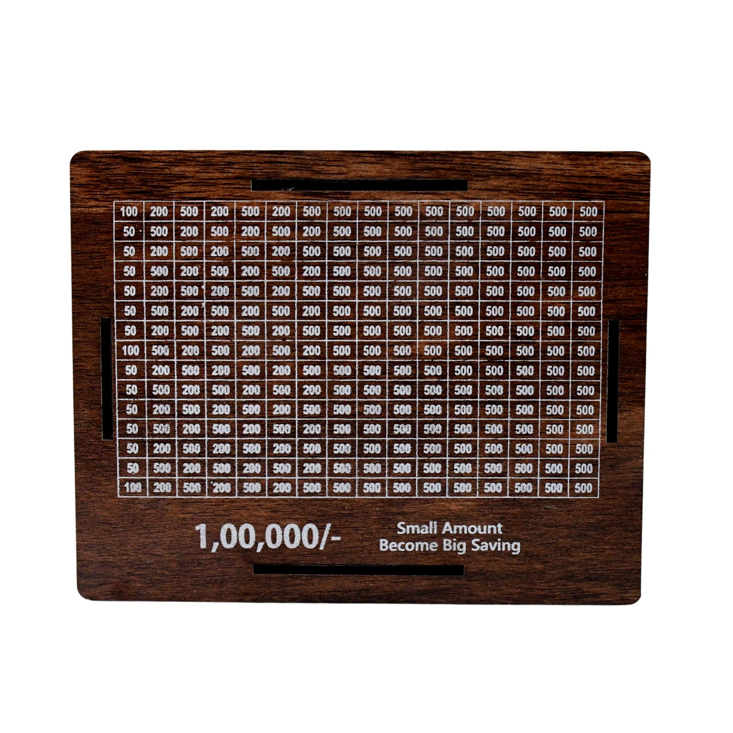 Wooden Money Piggy Bank Money Box (1 Pc With Marker Pen)