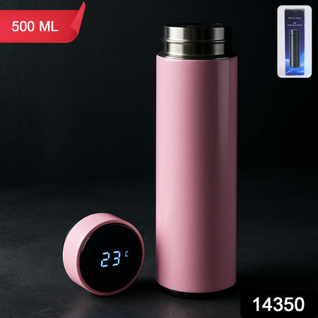 Pink Vacuum Insulated Water Bottle (1 Pc 500ml)