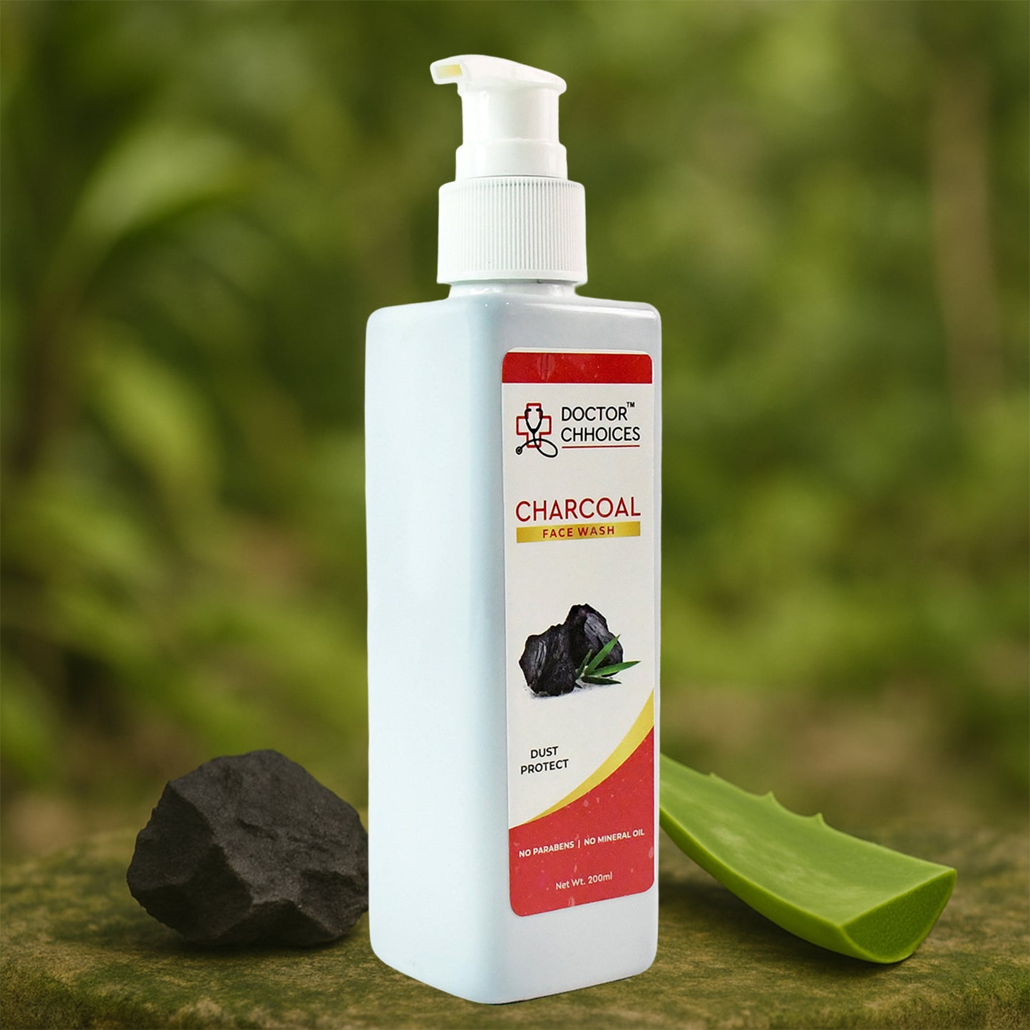 Doctor Chhoices Charcoal Face Wash 200ml (1 Pc)