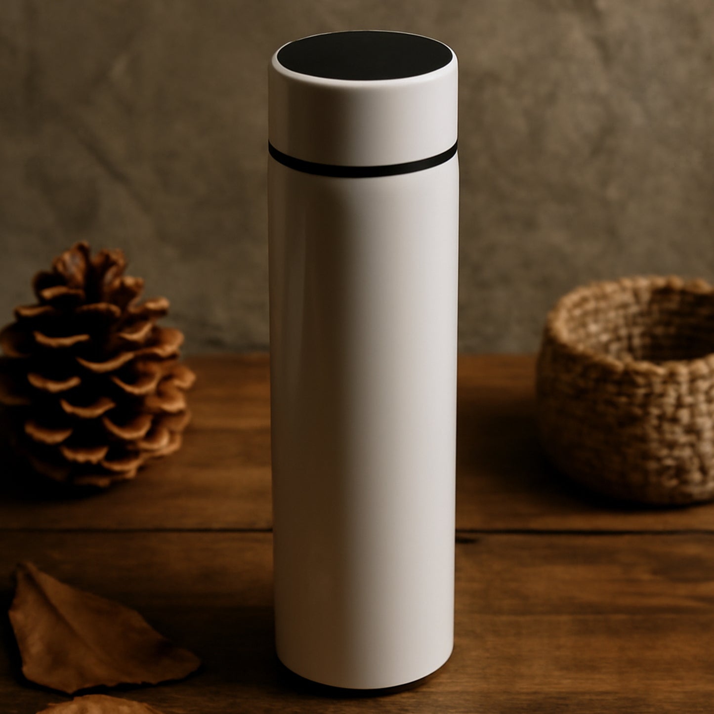 White Vacuum Insulated Water Bottle (1 Pc 500ml)