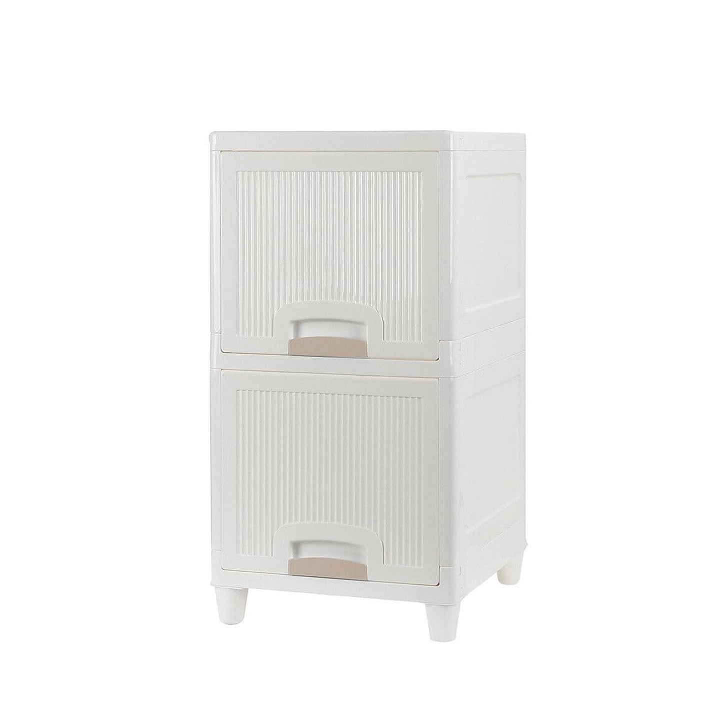 Multipurpose Storage Cabinet Storage Solutions Plastic Drawers Multi Layer Wardrobe Storage Drawers Foldable Multipurpose Drawer Units For Kitchen Bathroom Bedroom Cloth (2 Layer)
