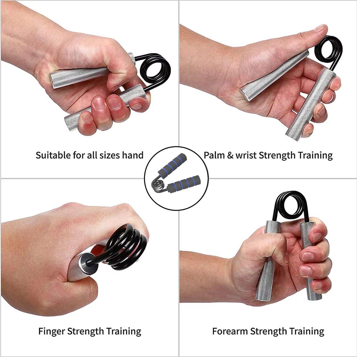 150kg Challenge Hand Exerciser Hand Gripper Finger Strengthener ( 1 Pc 300lb )