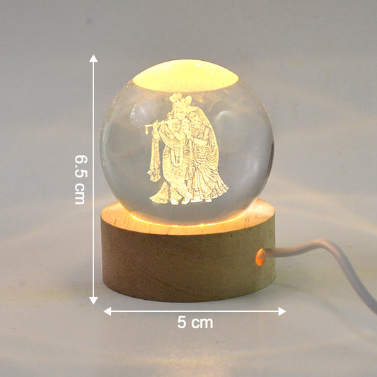 3d Crystal Ball Lamps For Bedroom 3d Lamps For Home Decoration 3d Crystal Ball Night Light Gifts For Women Gifts For Men Room Decor Items For Bedroom For Friend And Family(1 Pc)