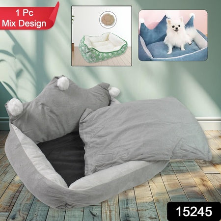 Pet Dog Bed General Thickening Dog Mat (1 Pc Mix Design Color)
