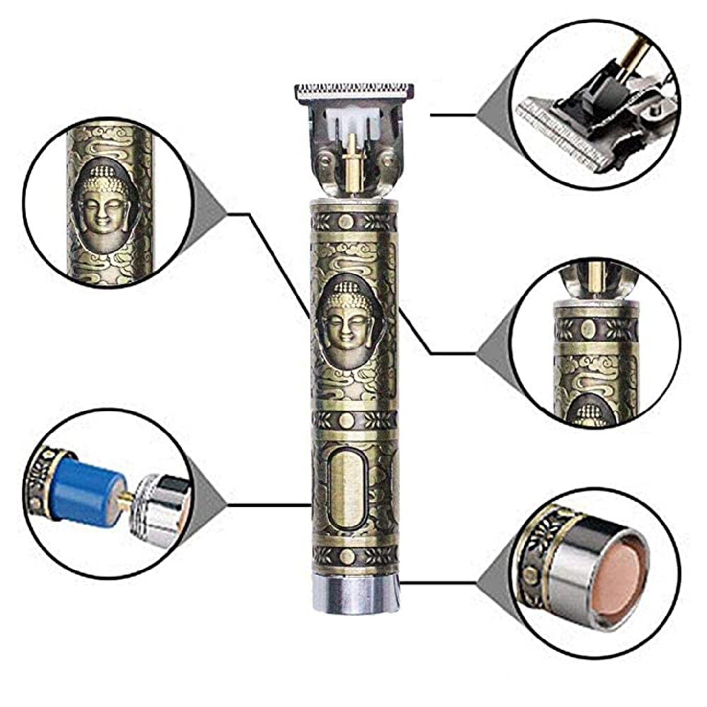 6324 Hair Trimmer For Men Hair Style Trimmer Professional Hair Clipper Adjustable Blade Clipper Shaver For Men