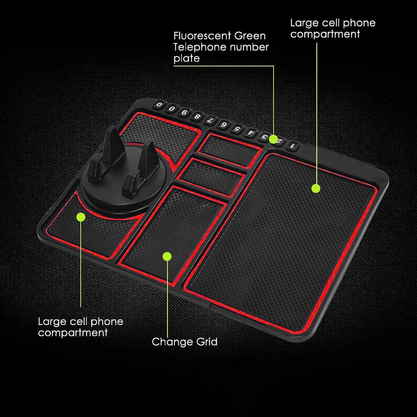 Car Dashboard Mat Mobile Phone Holder Mount