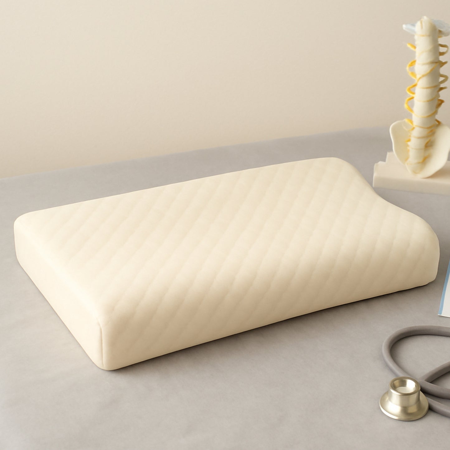 Premium Orthopedic Memory Foam Cervical Pillow (48x27cm 1 Pc)