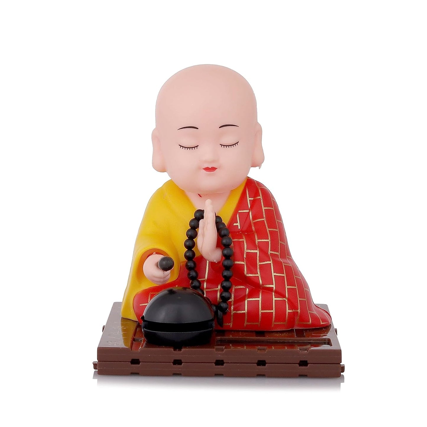 Solar Powered Sitting Buddha Statue Moving Head And Hand (1 Pc Big)