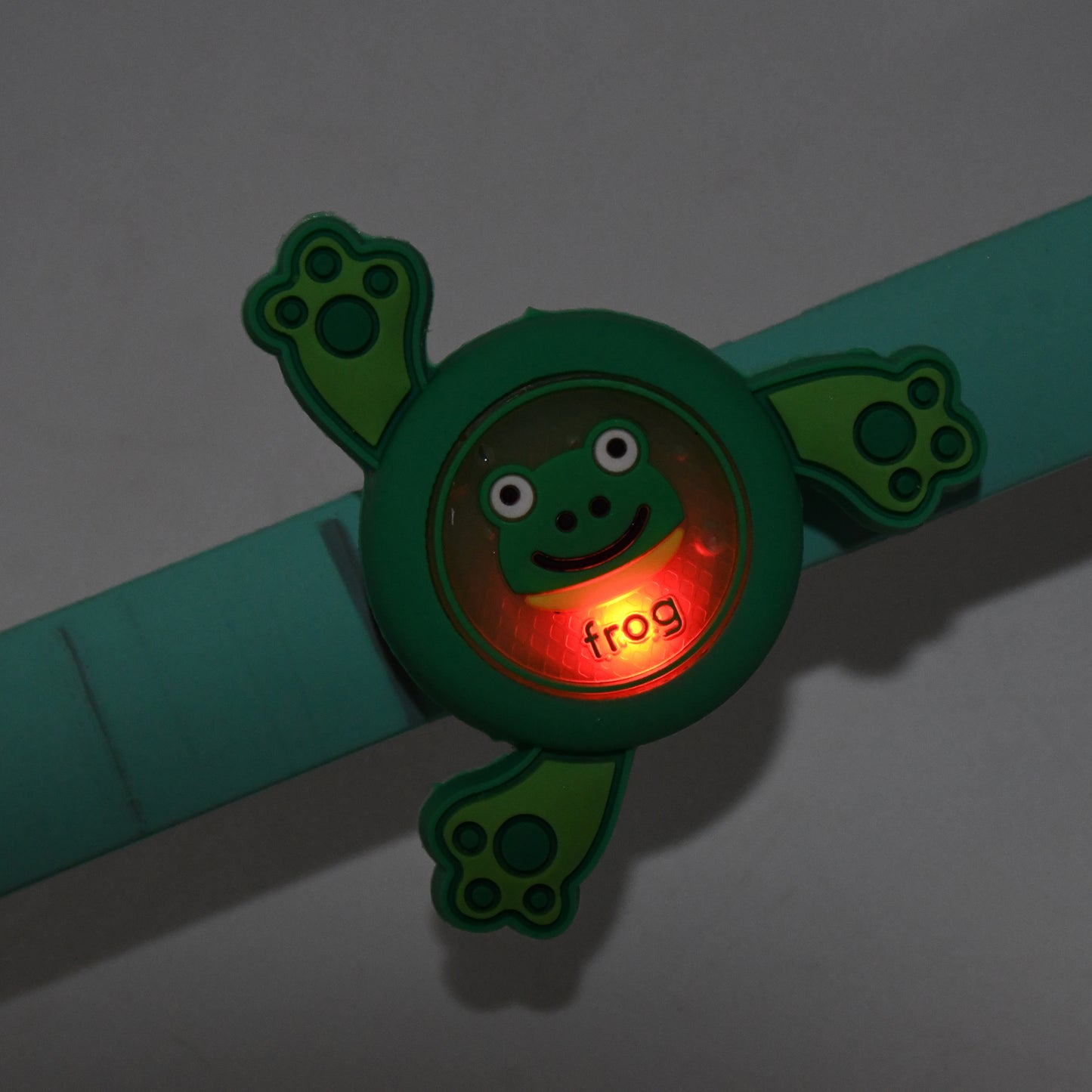 Led Light Spinning Slap Kids Cartoon Bracelet Wrist Band (1 Pc)