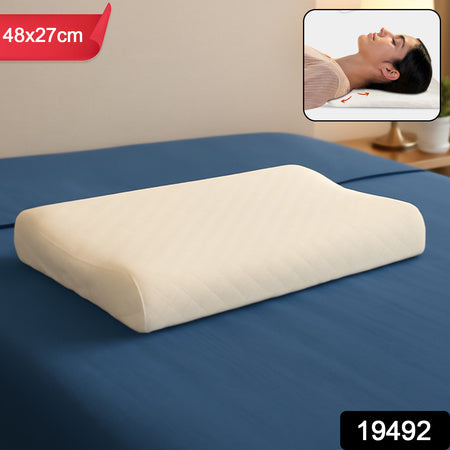 Premium Orthopedic Memory Foam Cervical Pillow (48x27cm 1 Pc)