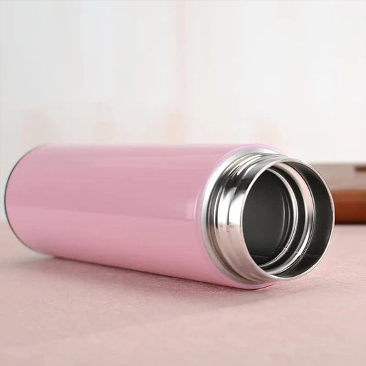 Pink Vacuum Insulated Water Bottle (1 Pc  500ml)