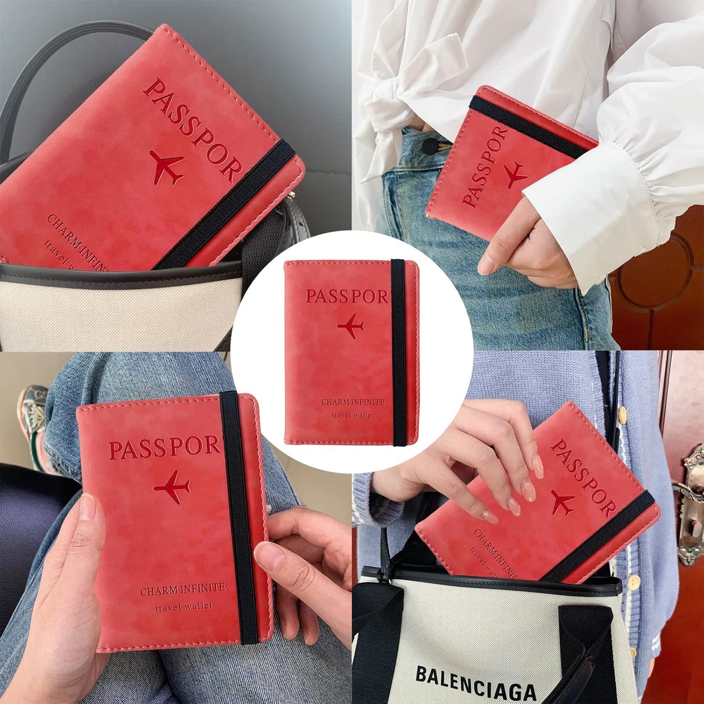 Premium Multifunction Travel Passport Holder  Wallet (15x11cm  1 Pc)
