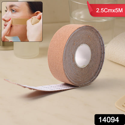 Face Lifting Tape Myofascial Face Tightening Tape 2.5 Cm X 5 M Approx (1 Pc)