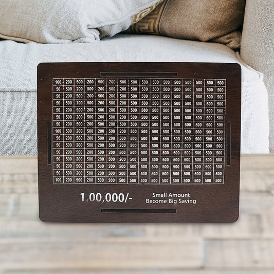 Wooden Money  Piggy Bank Money Box (1 Pc  Pen Not Included)