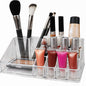 6282 16 Compartment Cosmetic Makeup Jewellery Lipstick Storage Organiser Box Cosmetic Storage Box Make-up Lipstick Organizer  Lipstick Holder Case  Transparent