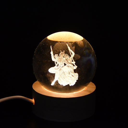 3d Crystal Ball Lamps For Bedroom 3d Lamps For Home Decoration 3d Crystal Ball Night Light Gifts For Women Gifts For Men Room Decor Items For Bedroom For Friend And Family(1 Pc)