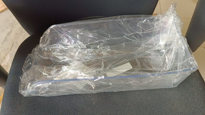 Transparent Plastic Storage Bin Box (35x16cm  1 Pc)