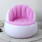 Kids Inflatable Sofa Chair With Backrest  Foot Air Pump With Hose (1 Set  85x74 Cm Approx)