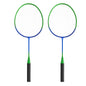 2 Pc Lightweight Kids Badminton Racket Set With Carry Bag