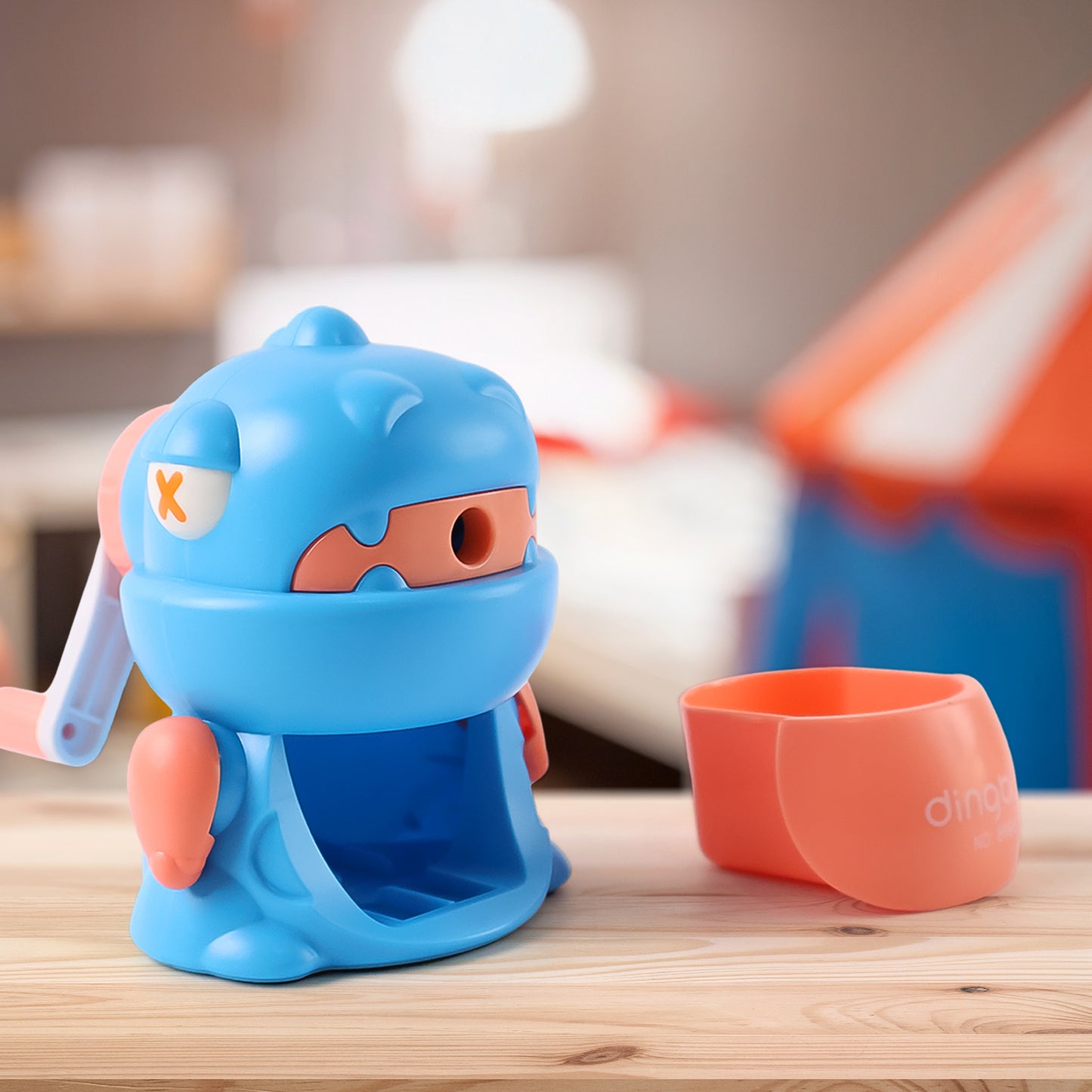 Sharpener For Pencil With Removable Tray Hardiness Steel Cutter Kids Teddy Shaped Pencil Sharpener Machine Birthday Return Gift Stationary Gifts
