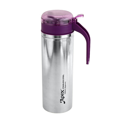 Apex 1000ml Approx. Stainless Steel Oil Pourer (1 Pc)