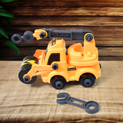 4647 Engineering Vehicles Nut Assembly Vehicle Toy Diy Nut Assembly Vehicle Model Toy Highly Simulation Children Kids Car Model Toy Set (2 Pc Set)