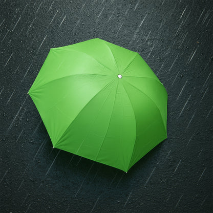 Green Stylish Banana Shaped Mini Foldable Umbrella