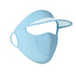 Womens Full Face Uv Protection Cap With Built-in Mask And Wide Brim Visor  Breathable (1 Pc)