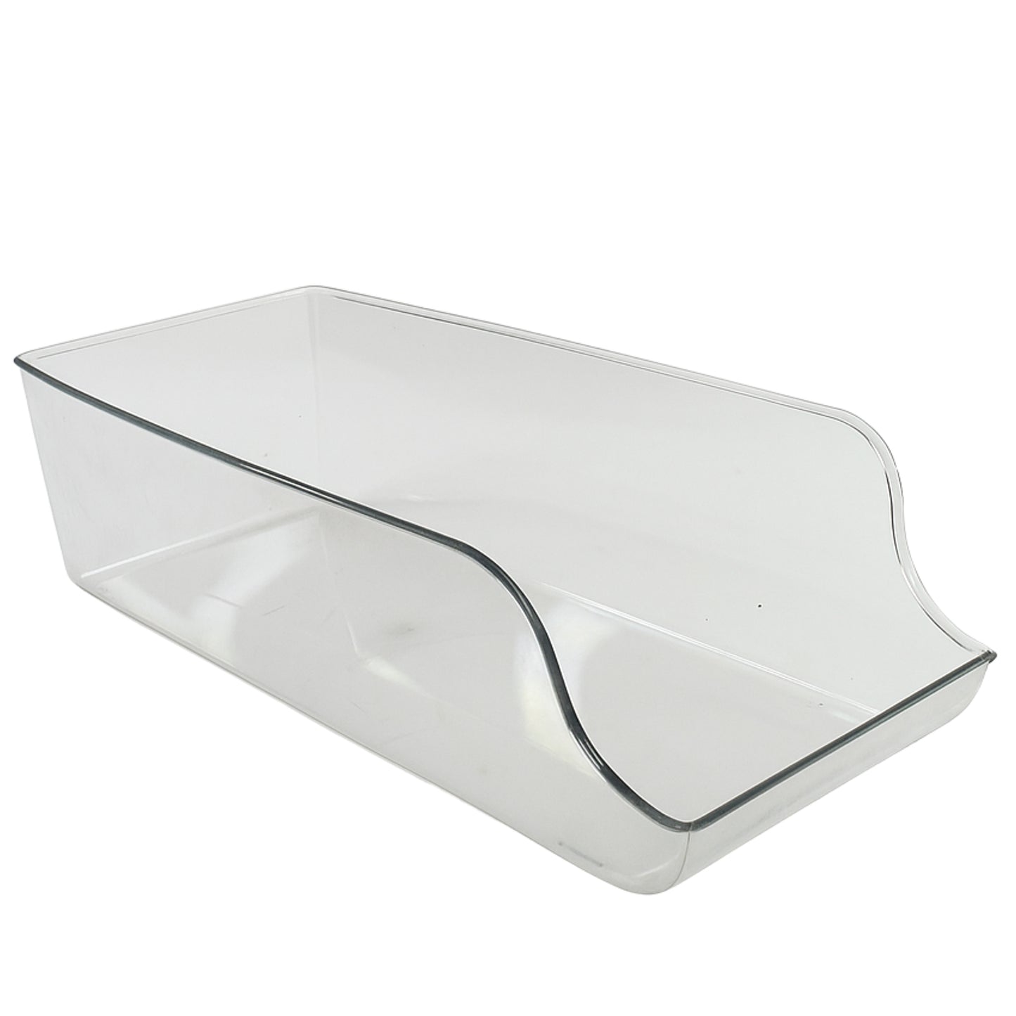 Transparent Plastic Storage Bin Box (35x16cm  1 Pc)